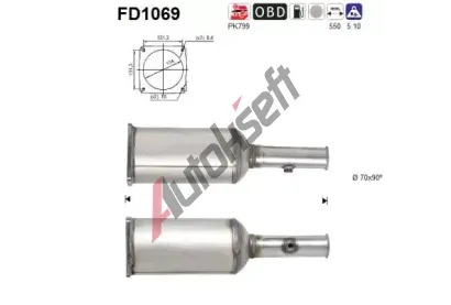 AS Filtr pevnch stic ASA FD1069, FD1069