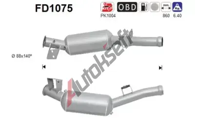 AS Filtr pevnch stic ASA FD1075, FD1075