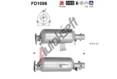 AS Filtr pevnch stic ASA FD1086, FD1086