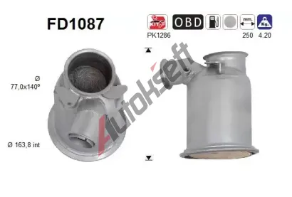 AS Filtr pevnch stic ASA FD1087, FD1087