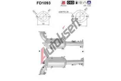 AS Filtr pevnch stic ASA FD1093, FD1093