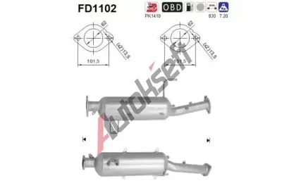 AS Filtr pevn�ch ��stic ASA FD1102, FD1102