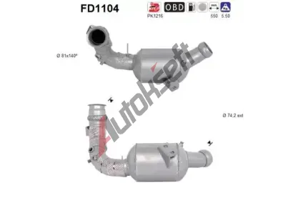 AS Filtr pevnch stic ASA FD1104, FD1104