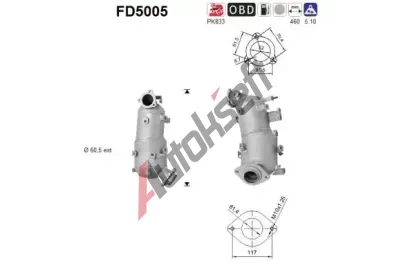 AS Filtr pevnch stic ASA FD5005, FD5005