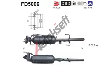 AS Filtr pevnch stic ASA FD5006, FD5006