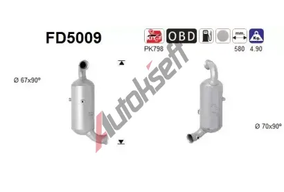 AS Filtr pevnch stic ASA FD5009, FD5009