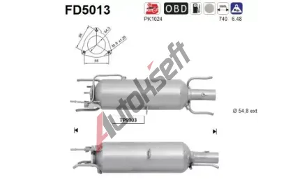 AS Filtr pevnch stic ASA FD5013, FD5013