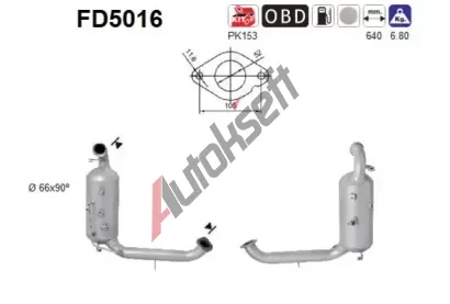 AS Filtr pevnch stic ASA FD5016, FD5016