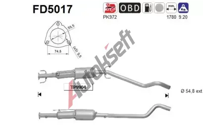 AS Filtr pevnch stic ASA FD5017, FD5017