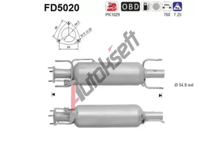 AS Filtr pevnch stic ASA FD5020, FD5020