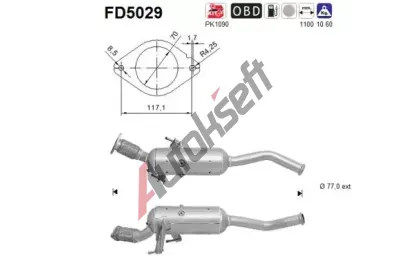 AS Filtr pevnch stic ASA FD5029, FD5029