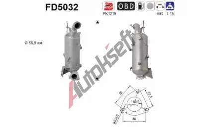 AS Filtr pevnch stic ASA FD5032, FD5032