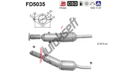 AS Filtr pevnch stic ASA FD5035, FD5035
