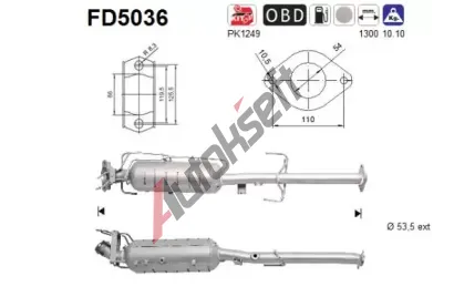 AS Filtr pevnch stic ASA FD5036, FD5036