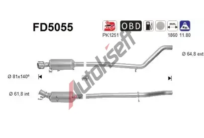 AS Filtr pevnch stic ASA FD5055, FD5055