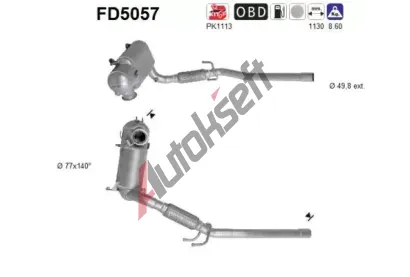 AS Filtr pevnch stic ASA FD5057, FD5057