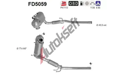 AS Filtr pevnch stic ASA FD5059, FD5059