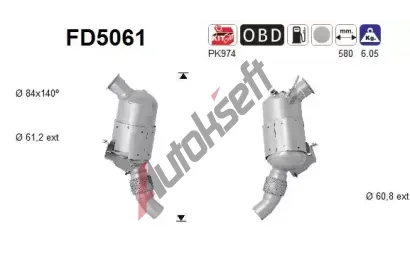 AS Filtr pevnch stic ASA FD5061, FD5061