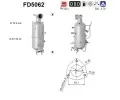 Filtr pevnch stic AS ‐ ASA FD5062