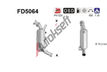AS Filtr pevnch stic ASA FD5064, FD5064