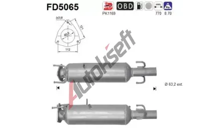 AS Filtr pevnch stic ASA FD5065, FD5065