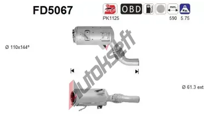 AS Filtr pevnch stic ASA FD5067, FD5067