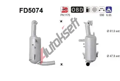 AS Filtr pevnch stic ASA FD5074, FD5074