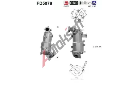 AS Filtr pevnch stic ASA FD5076, FD5076