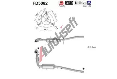 AS Filtr pevnch stic ASA FD5082, FD5082