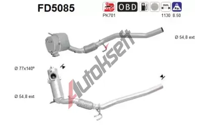 AS Filtr pevnch stic ASA FD5085, FD5085