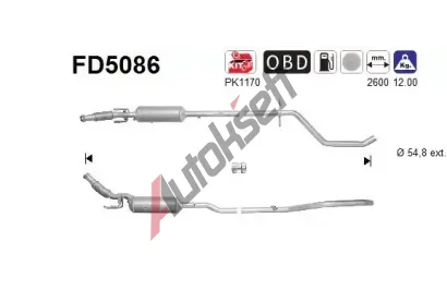 AS Filtr pevnch stic ASA FD5086, FD5086