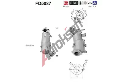 AS Filtr pevnch stic ASA FD5087, FD5087