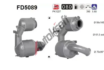 AS Filtr pevnch stic ASA FD5089, FD5089