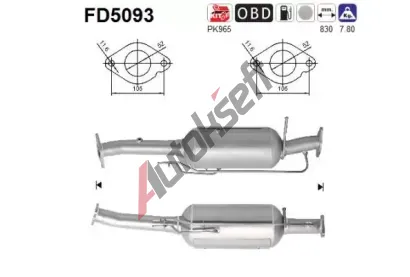 AS Filtr pevnch stic ASA FD5093, FD5093