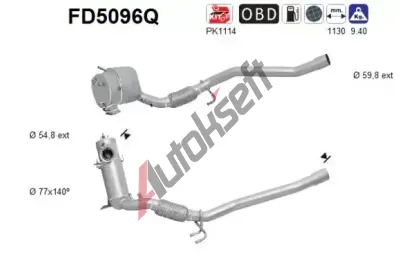AS Filtr pevnch stic ASA FD5096Q, FD5096Q