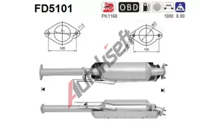 AS Filtr pevnch stic ASA FD5101, FD5101
