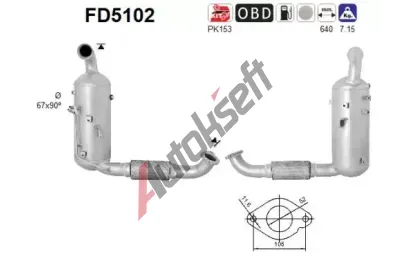 AS Filtr pevnch stic ASA FD5102, FD5102