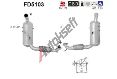 AS Filtr pevnch stic ASA FD5103, FD5103