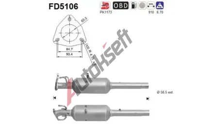 AS Filtr pevnch stic ASA FD5106, FD5106