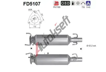 AS Filtr pevnch stic ASA FD5107, FD5107