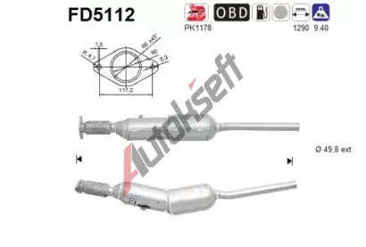 AS Filtr pevnch stic ASA FD5112, FD5112