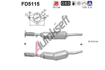 AS Filtr pevnch stic ASA FD5115, FD5115