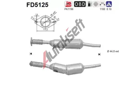 AS Filtr pevnch stic ASA FD5125, FD5125