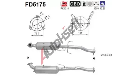 AS Filtr pevnch stic ASA FD5175, FD5175