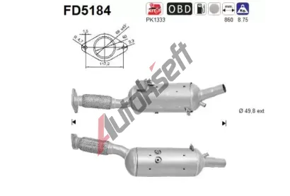 AS Filtr pevnch stic ASA FD5184, FD5184