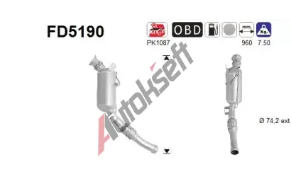AS Filtr pevnch stic ASA FD5190, FD5190