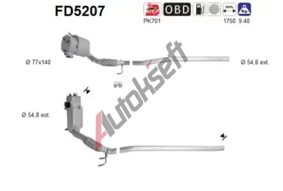 AS Filtr pevnch stic ASA FD5207, FD5207