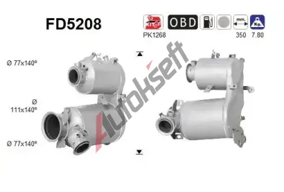 AS Filtr pevnch stic ASA FD5208, FD5208