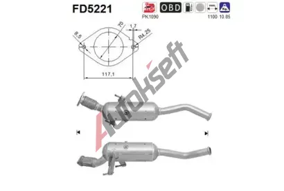 AS Filtr pevnch stic ASA FD5221, FD5221