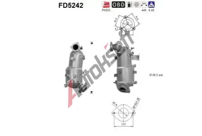AS Filtr pevnch stic ASA FD5242, FD5242